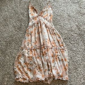Flowy floral dress